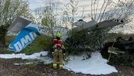 Awionetka rozbiła się na polu pod Poznaniem. W środku były dwie osoby