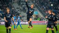 Hertha BSC hat allen Grund zum Jubeln Die Berliner siegen 3:1, und Fabian Reese ist zurück