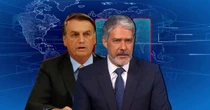 "Me bota no JN", provocou Bolsonaro; Bonner disse "não"