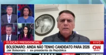Bolsonaro grita e xinga durante entrevista ao vivo na CNN: 'Que golpe, p*rra?'