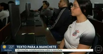 SPTV comete gafe ao vivo e exibe mensagem bizarra durante reportagem