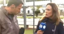 Diretora da Band chama repórter que empurrou colega de 'príncipe' e diz: 'Já aconteceu o contrário'