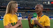 Fernanda Gentil e Romário são a dupla mais estranha e curiosa desta cobertura de Copa