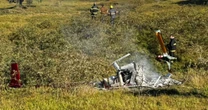 Helicóptero cai em Pomerode e corpo de piloto é encontrado carbonizado