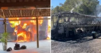 Ônibus das bandas Djavú e Bonde do Forró pega fogo em Minas Gerais: 'Profundamente tristes'