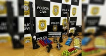 Arsenal é recolhido pela Polícia Civil na casa de suspeito de violência contra a mulher em Osório