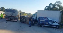 SP: engavetamento com mais de 10 veículos deixa 1 ferido em São Bernardo do Campo