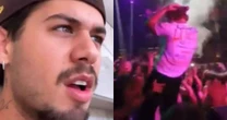 VÍDEO: Zé Felipe dá 'chute' após ter parte íntima apalpada por mulher em show