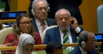Janja no telefone, cochichos e alvoroço com revelação: como Lula viu discurso de Trump