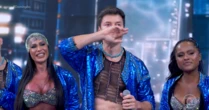 Rodrigo Faro chora de emoção com declaração da esposa no Dança dos Famosos