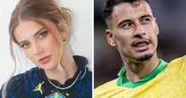 Noiva de Gabriel Martinelli se explica após polêmica com termo WAG: 'Não me comparem'