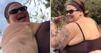 Thais Carla comemora primeiro passeio de bicicleta após perder 50 kg: 'Disseram que não seria possível'