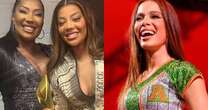 Fim da rixa entre as cantoras? Mãe de Ludmilla é vista em show de Anitta