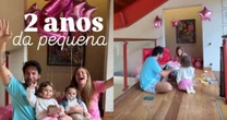 Reação de filha de Viih Tube e Eliezer ao abrir presentes de aniversário surpreende