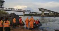 Ibama constata vazamento de ácido sulfúrico no rio Tocantins após queda de ponte