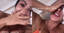 Gracyanne Barbosa flagra vizinhos em momento íntimo e se diverte com barulho: 'Mulher gritando'