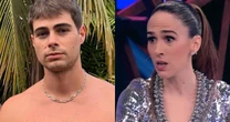 Rafael Vitti surfa, 'volume' gigante surpreende e Tatá Werneck ironiza: 'Garrafa pet'