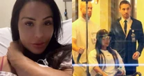 Gracyanne Barbosa deixa hospital de cadeira de rodas após acidente; veja as fotos