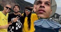 Livramento! Influenciador brasileiro chora e revela que quase entrou em helicóptero que caiu com Oliver Tree e Gaspi: 'Não pude ir'