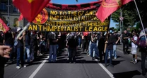 Protesto contra reunião do G7 reúne milhares em Genebra sob forte esquema de segurança