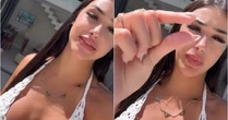 Bia Miranda se irrita com pergunta sobre filhos: 'Vai mandar fralda?'