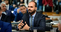 Com candidatura indefinida, Eduardo compara Bolsonaro a Trump e defende 'decisões no último minuto'