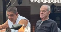 Que momento! Ney Matogrosso anda na garupa de Zeca Pagodinho no Rio de Janeiro