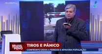 Datena dá bronca na equipe, põe repórter para cantar e ironiza assaltante morto: "Vela pra defunto ruim"