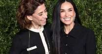 Favoritas ao Oscar, Fernanda Torres e Demi Moore se encontram em evento