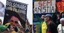 Os protestos a favor e contra Bolsonaro que marcaram o 7 de Setembro; veja fotos