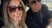 Jacqueline Brazil visita o namorado Luiz Carlos Jr., narrador da Copa, nos EUA