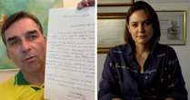 Carta de Bolsonaro não cita Michelle em meio a brigas na família; Flávio manda recados e cita 'falta de unidade'