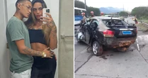 Marido de influenciadora Mapoua morre em acidente no Rio e ela se declara: 'Verdadeiro amor '