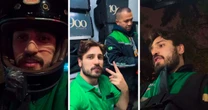 Daniel Rocha trabalha como motoboy e faz apelo após expediente: 'Dê gorjeta'