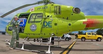 Transplante de fígado vira 'cena de filme' após helicóptero pousar na Avenida Brasil, RJ, para agilizar transporte