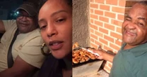 Tio de Taís Araújo viraliza após levar comidinhas para a atriz: 'Mima a família inteira'; veja vídeo