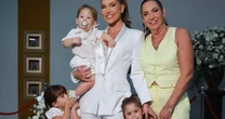 'Ingratidão tem nome': o pequeno e discreto detalhe em foto de Virgínia e Zé Felipe no batizado do filho que virou polêmica entre fãs
