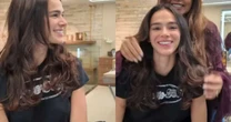 Bruna Marquezine usa baby tee dada por João Guilherme para mudar o visual