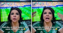 'Cala a boca, Galvão': Mara Maravilha perde a paciência com comentário do narrador