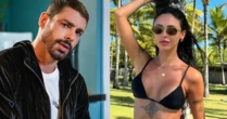 Assumiram? Cauã Reymond e namorada posam no espelho da mansão do ator pré-noitada