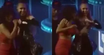 VÍDEO: Fã sobe no palco, detona Joelma e cantora arranca microfone à força