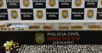 Homem preso com munições restritas de .556, .380 e grande quantidade de drogas em Canoas