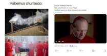Conclave: ansiedade por fumaça branca gera memes nas redes sociais