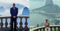 Príncipe William visita Cristo Redentor e recria foto emblemática da mãe, a princesa Diana; veja