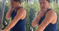 Leonardo surpreende esposa com resultado de bafômetro: 'Está com defeito'