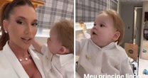 Web critica atitude do padre e roupa de José Leonardo em batizado: 'Isso não existe'