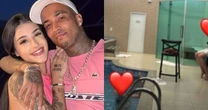 Gato Preto surge com loira misteriosa e faz trisal em motel: 'Gosto da fartura'
