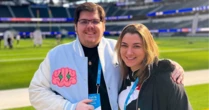 Casimiro e Anna Beatriz se casam após 10 anos de união marcada pelo Vasco