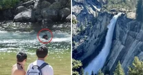Jovem grava último momento de homem arrastado por correnteza para cachoeira de 180 metros