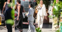 Como usar linho no Inverno? Com look todo branco e oversized, Bruna Marquezine prova a sofisticação do tecido natural em novo passeio com Shawn Mendes